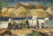 George Wesley Bellows The Sand Cart Spain oil painting artist